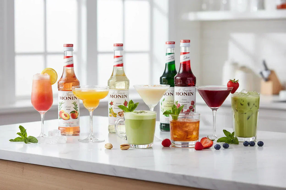 Cocktails, Mocktails et Desserts Maison avec les Sirops Monin