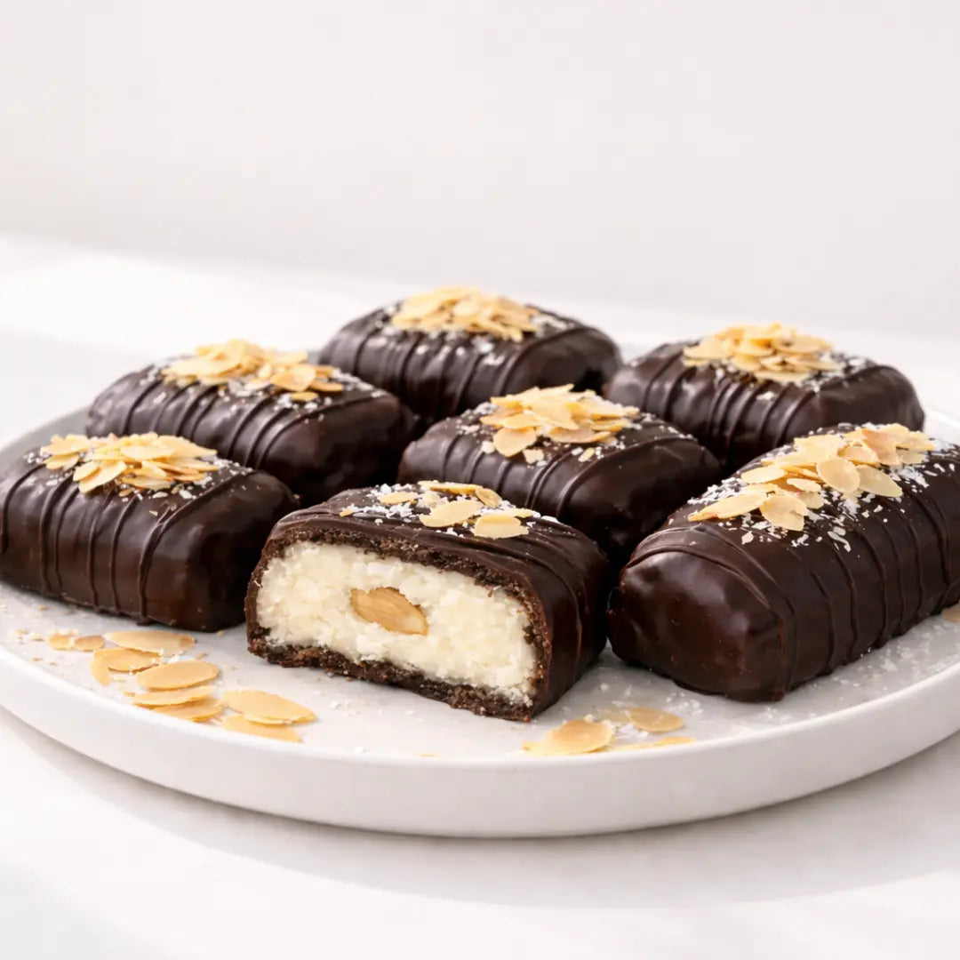 BOUNTY ORIENTAL SANS CUISSON : La recette facile à la noix de coco et amandes