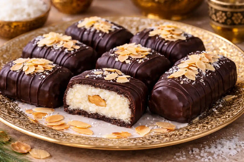 BOUNTY ORIENTAL SANS CUISSON : La recette facile à la noix de coco et amandes