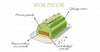 Buche pistache kadaif