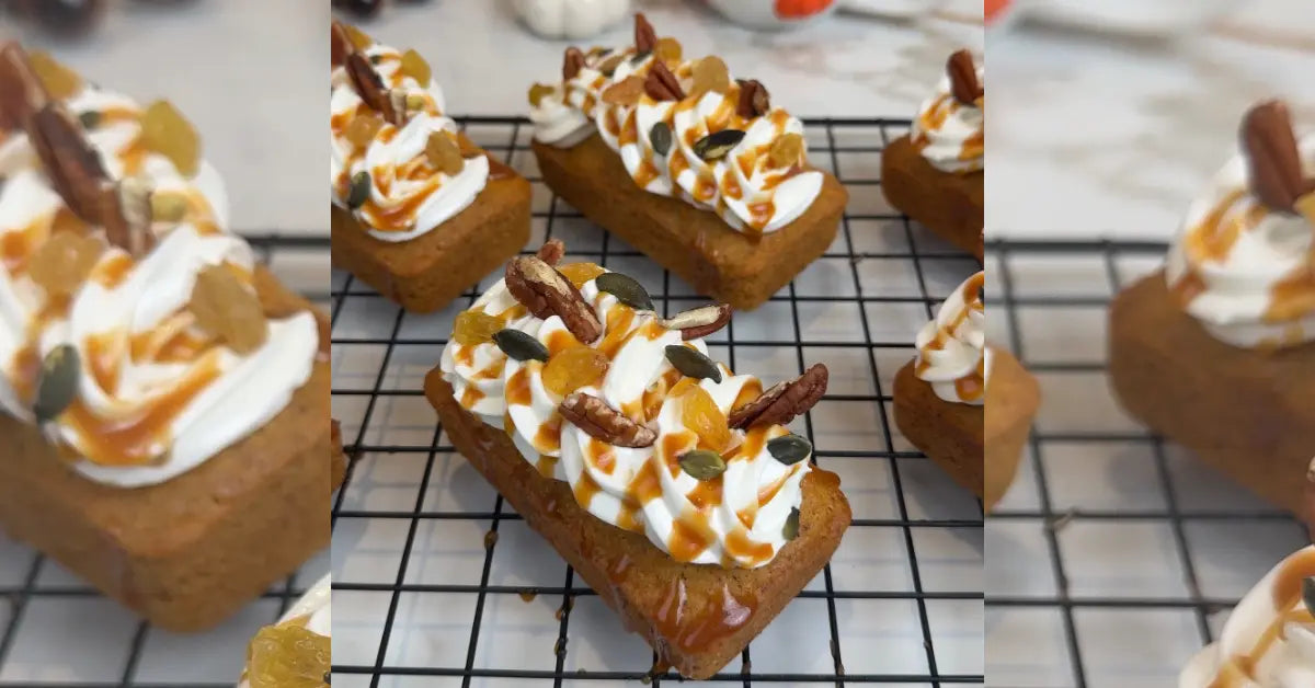 Carrot cake individuel et crème pochée