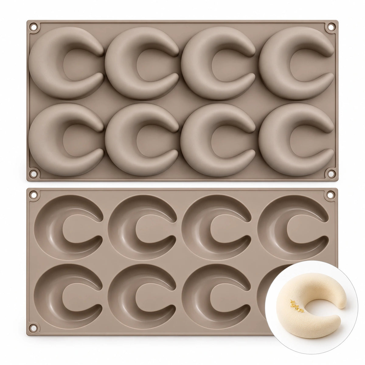 Moule en silicone 8 cornes de gazelle Tcherek