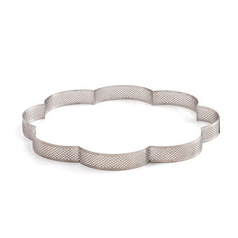 Cercle à tarte perforé fleur Ø 24 cm Decora