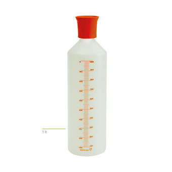 Bouteille graduée pour sirop 1 L Decora
