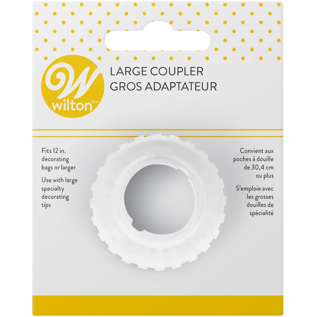 Adaptateur large pour douilles Wilton