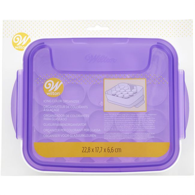 Boîte de rangement pour colorants Wilton