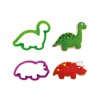 Découpoirs thème dinosaures x2 Decora