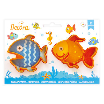 Découpoirs thème poisson x2 Decora