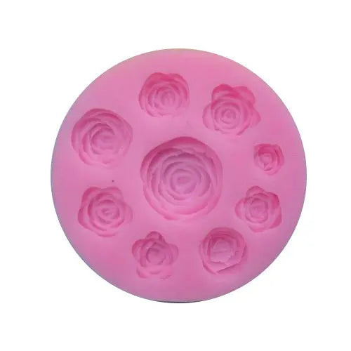 Moule de modelage silicone 9 Roses