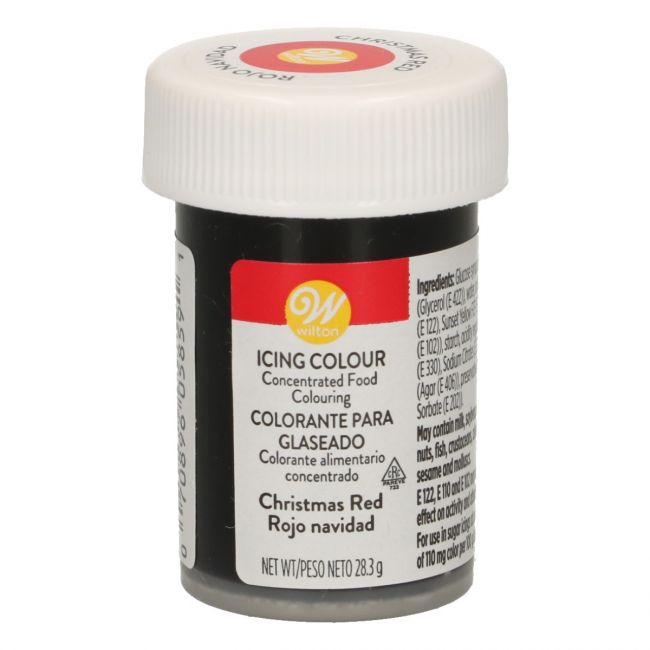 Colorant gel rouge Christmas Wilton