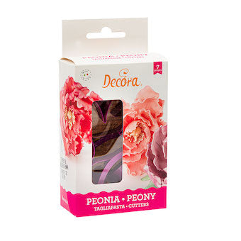 Découpoirs pivoine x7 Decora