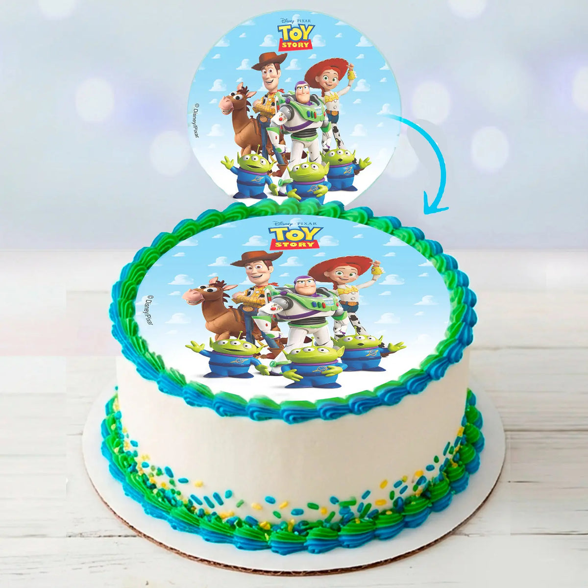 Disque azyme Toy Story 20 cm Dekora