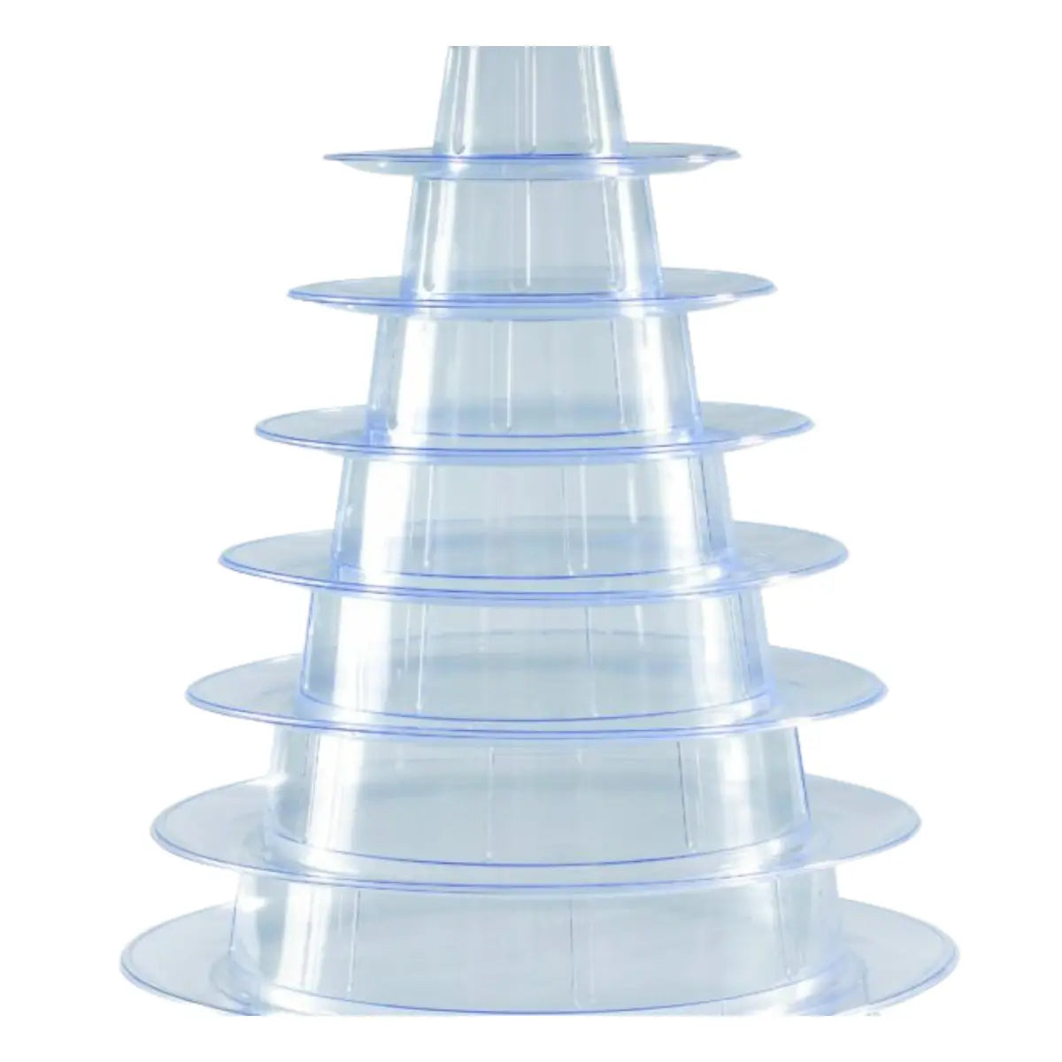 Pyramide à macarons transparente 10 plateaux Mallard Ferriere