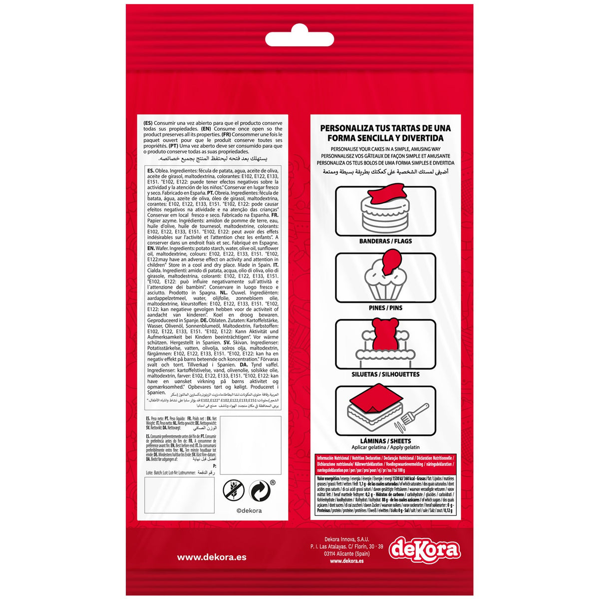 Décorations Comestibles Pat’ Patrouille en Azyme 6,5 cm Dekora x20
