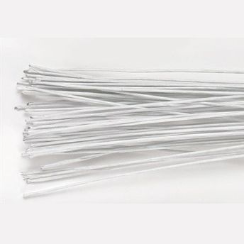 Tiges florales blanches calibre 26 (0,4 mm) lot de 50 Culpitt