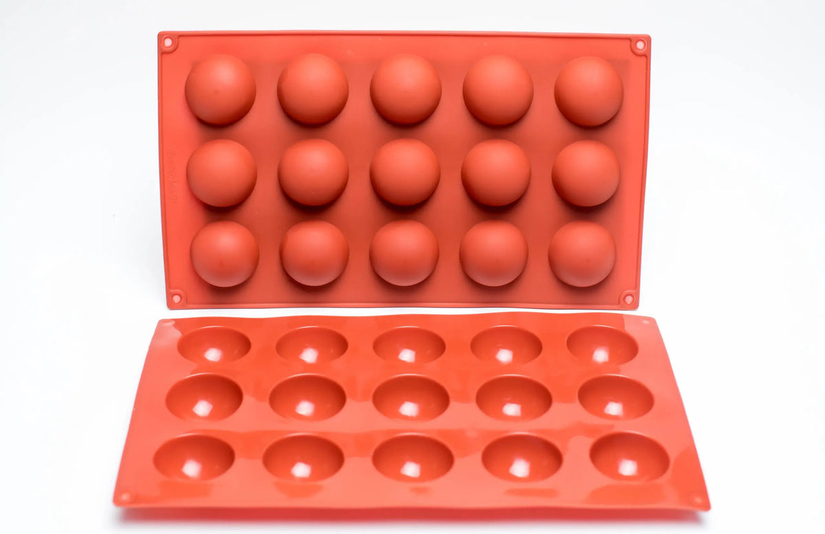 Moule silicone 15 demi-sphères 4 cm