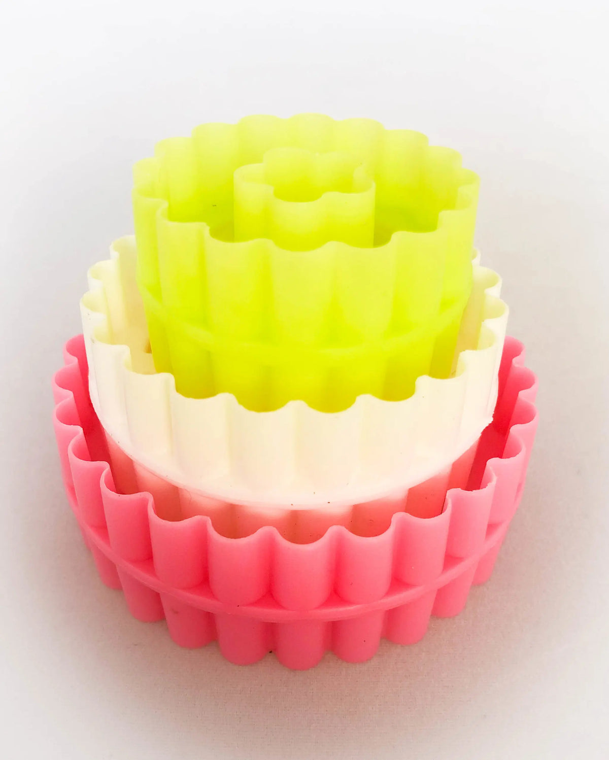 Découpoirs à sablés ronds double face lot de 3 tailles