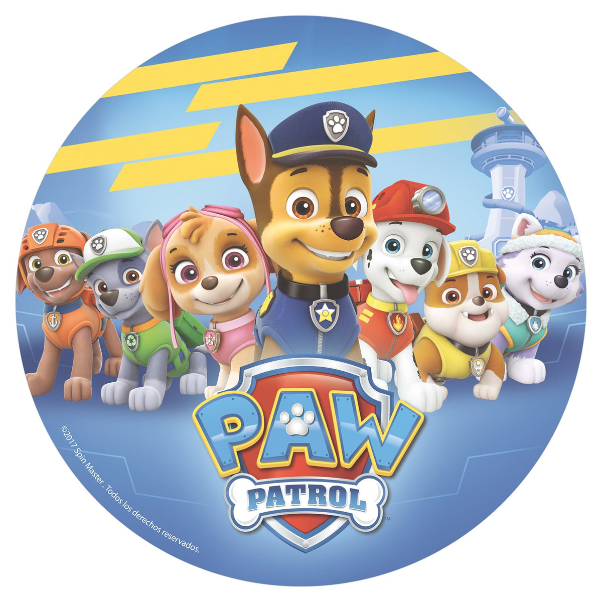Disque Azyme Pat’ Patrouille Dekora Ø 20 cm