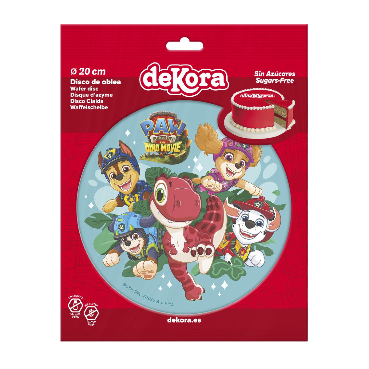 Disque Azyme Pat’ Patrouille Movie Dekora Ø 20 cm