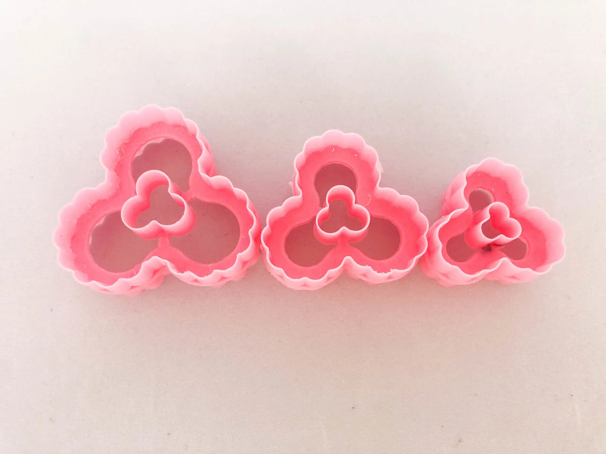 Découpoirs à sablés Triplette lot de 3 tailles