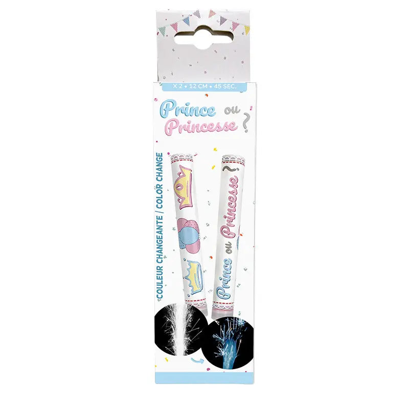 Fontaines surprises baby shower garçon 45 secondes x2