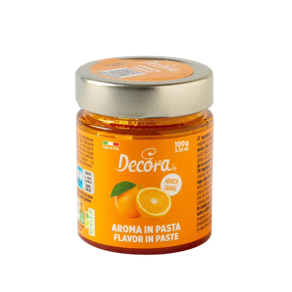 Pâte aromatisante concentrée à l'orange Decora
