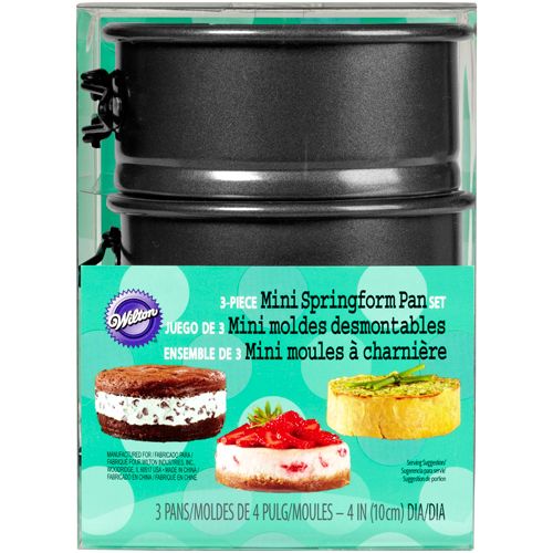 Mini moules à charnière Springform lot de 3 Wilton