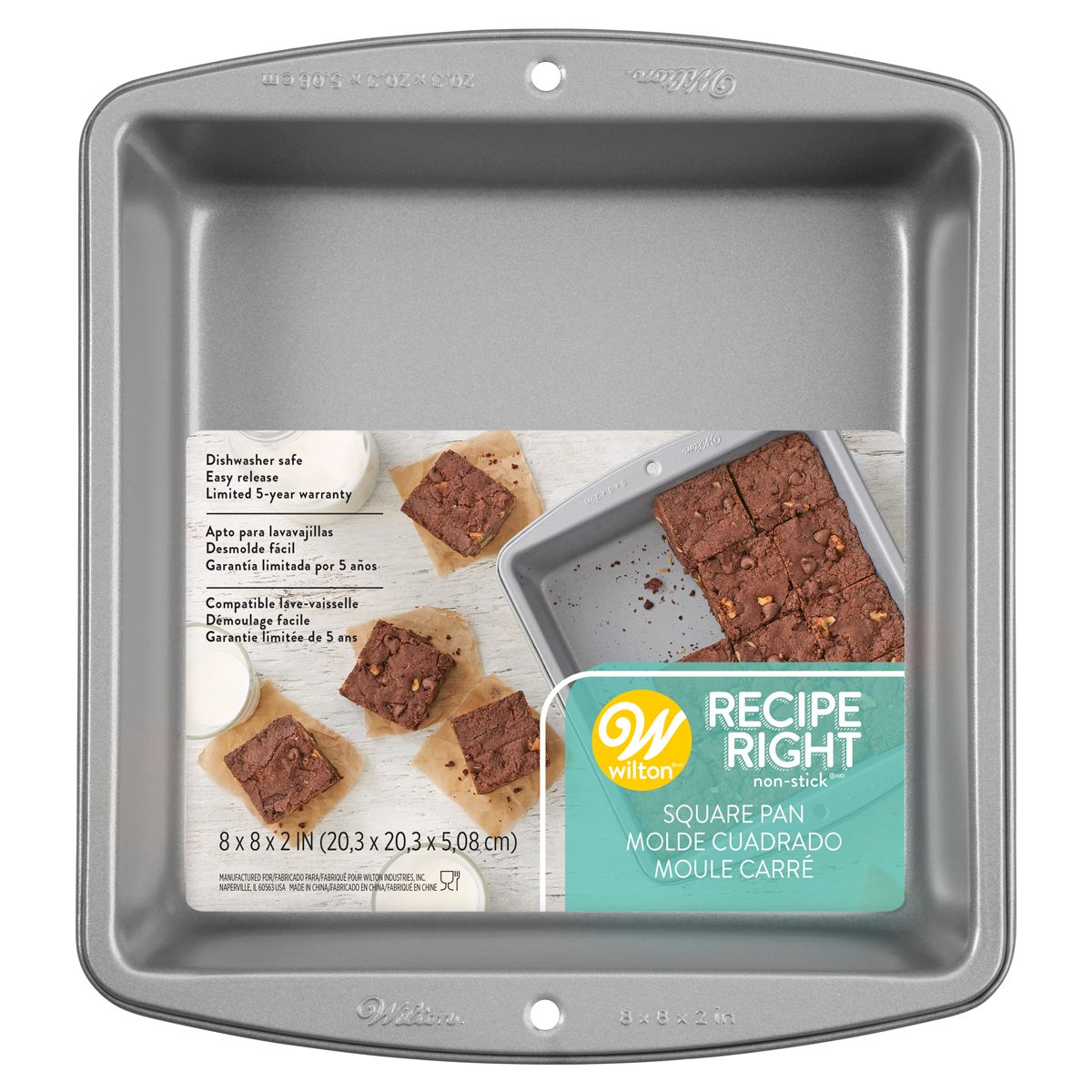 Moule carré Recipe Right 20 x 20 cm Wilton