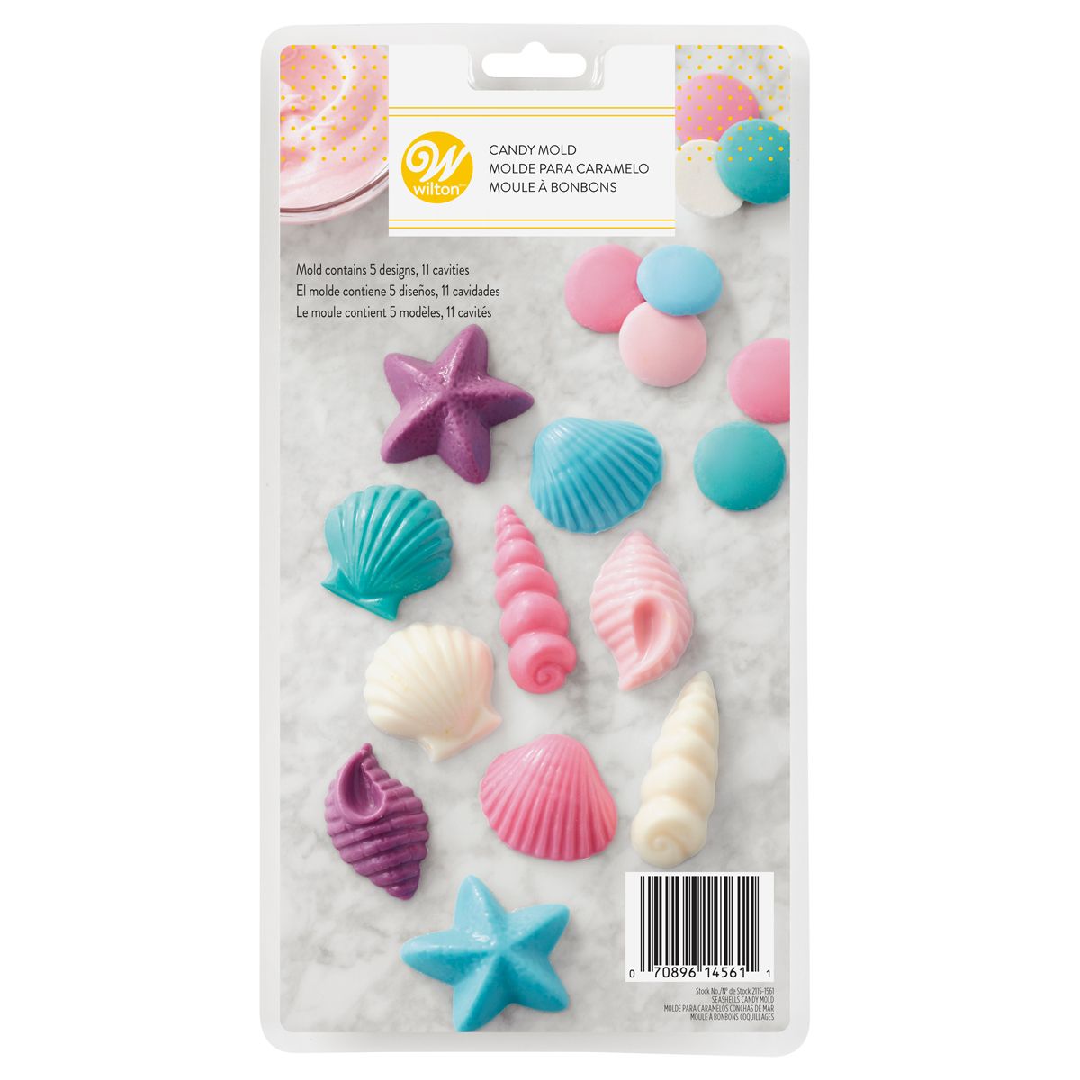 Moule à chocolat coquillages Wilton