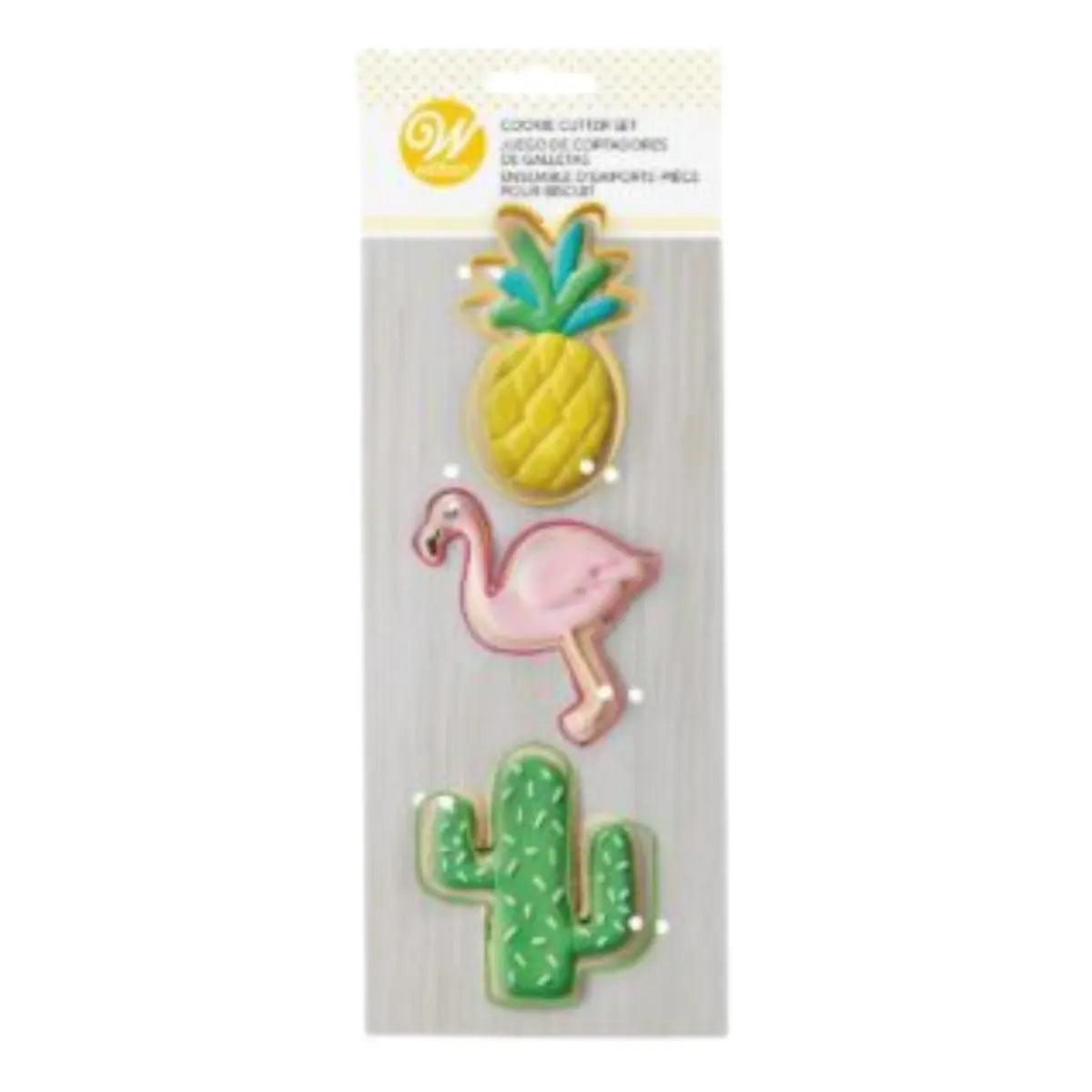 Emporte-pièces Tropical set de 3 Wilton