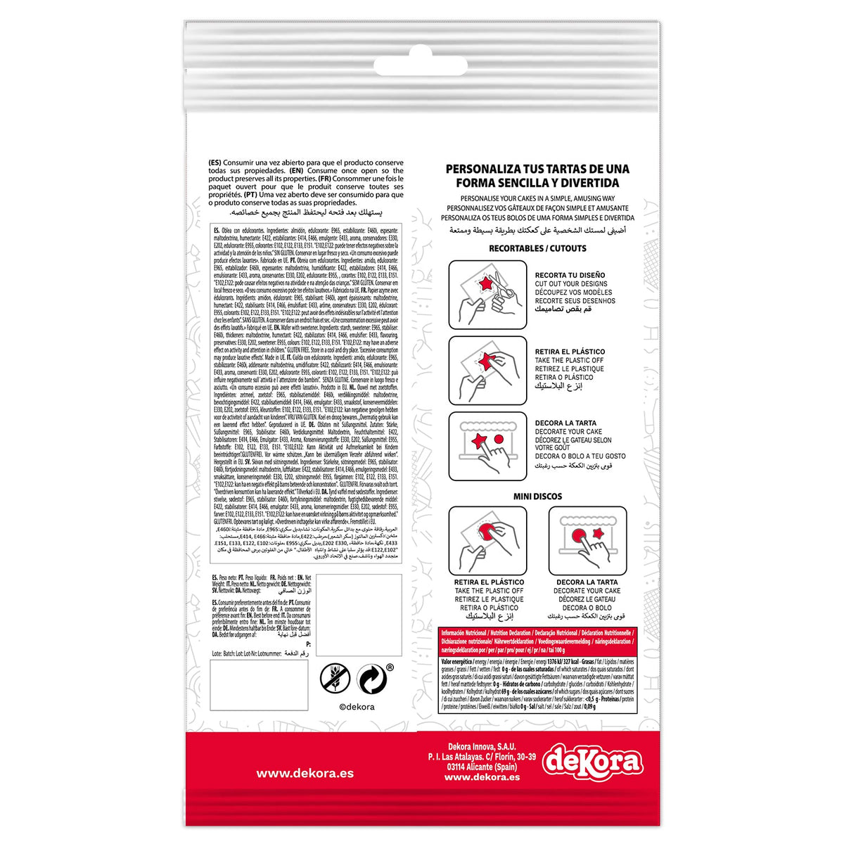 Mini Disques Comestibles Pat’ Patrouille Dekora Ø 3,4 cm x20