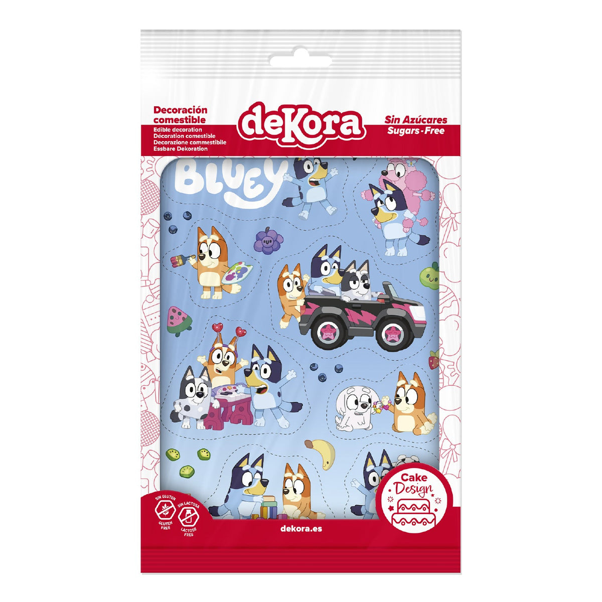 Décorations Comestibles Bluey et Bingo à Découper A5 – Dekora
