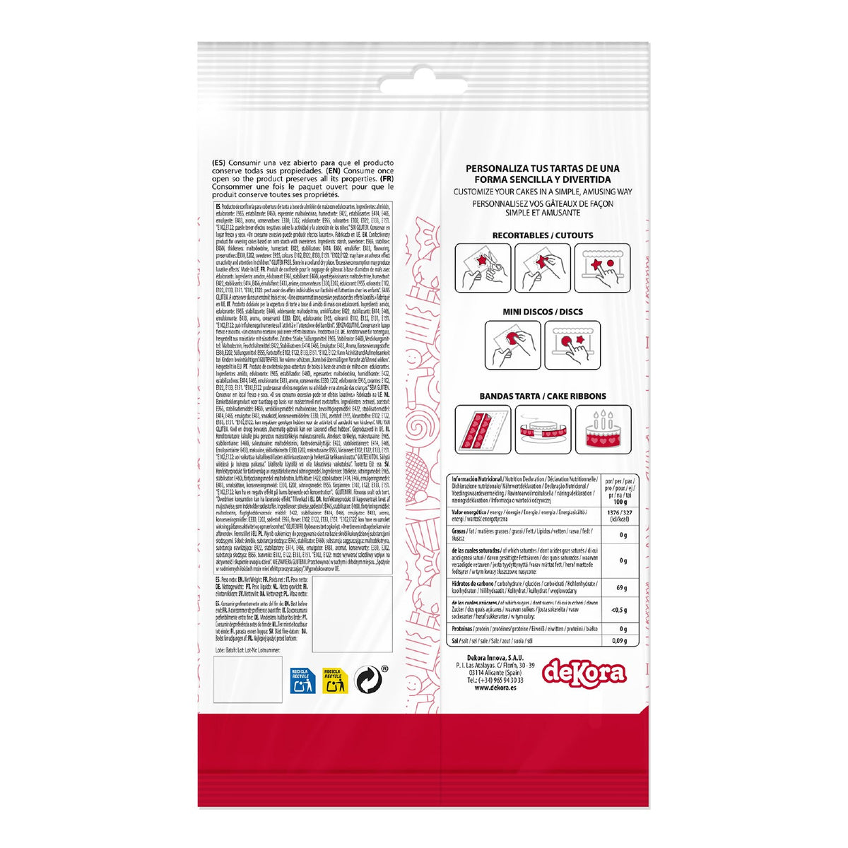Mix Disques Comestibles Bluey et Bingo Dekora Ø 5,8 cm x6