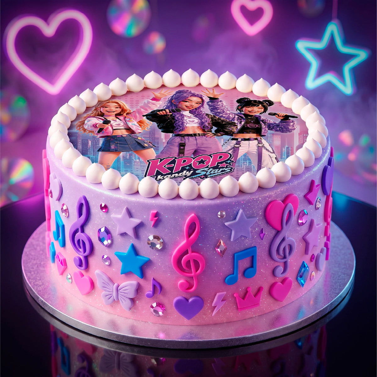 Disque Comestible K-Pop Kandy Stars Dekora Ø 20 cm