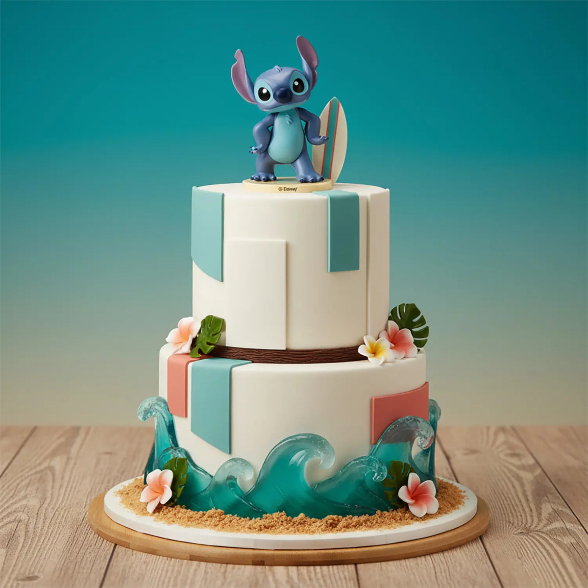 Figurine Stitch pour gâteau 9 cm en PVC Dekora