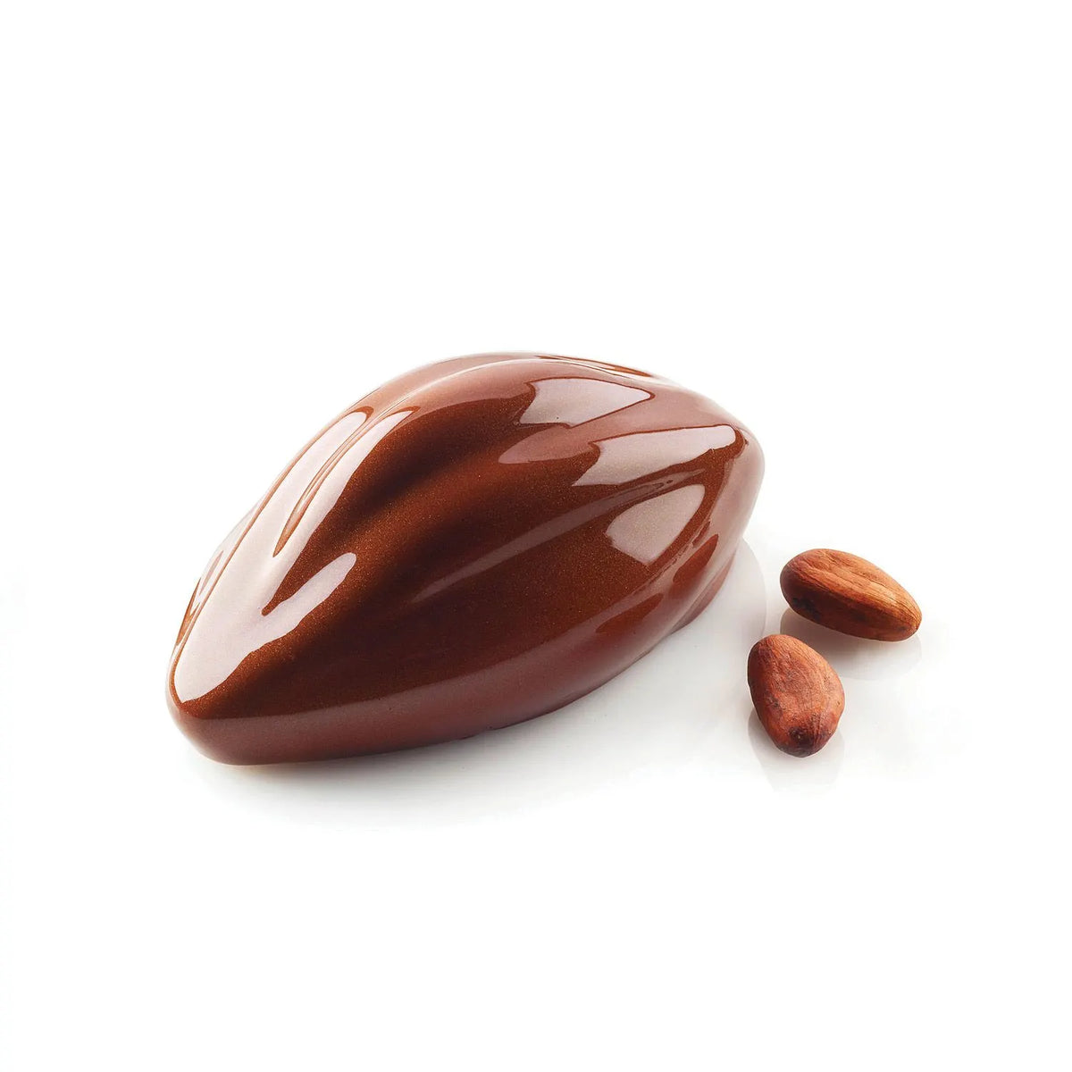 Moule silicone trompe-l’œil 6 Cacao Silikomart
