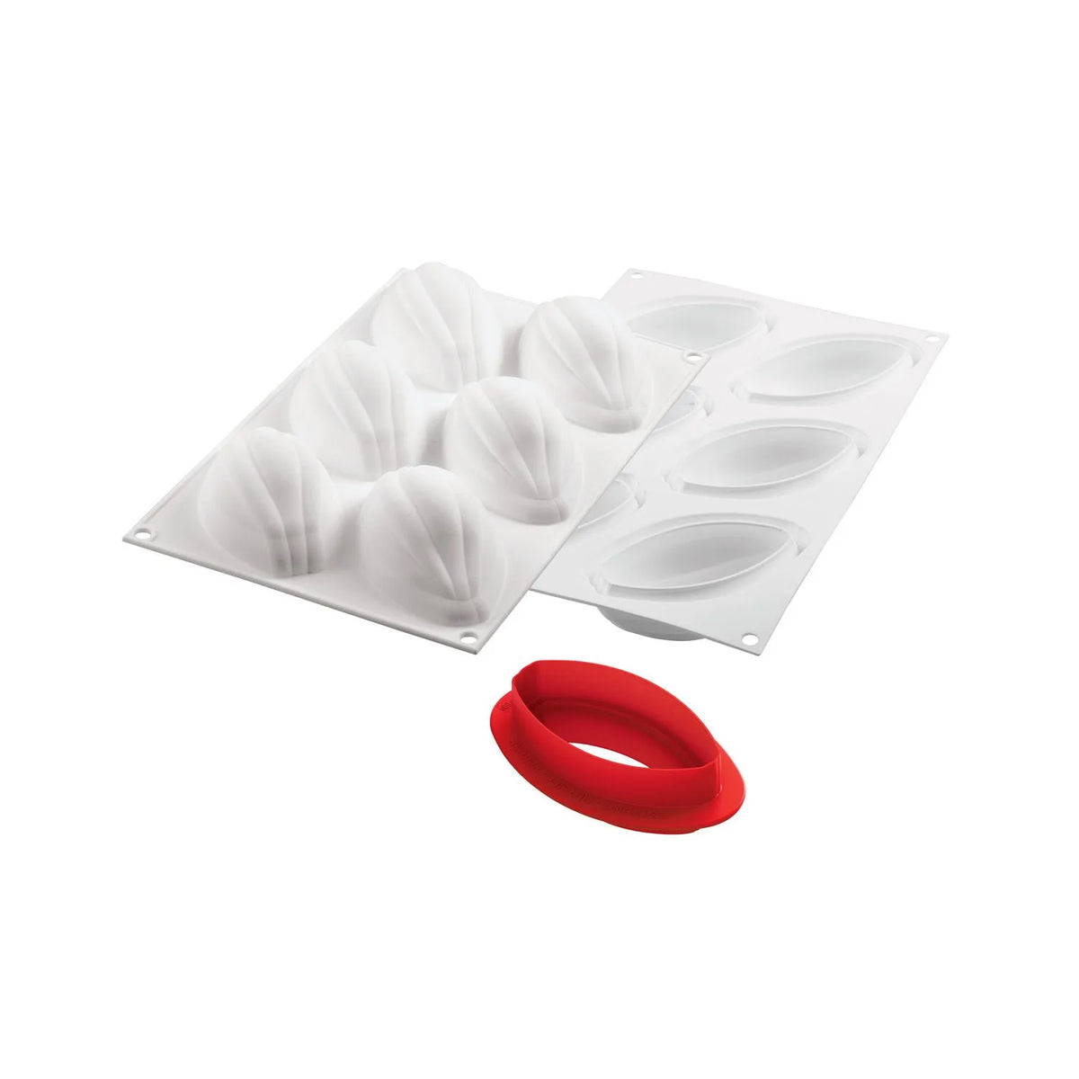 Moule silicone trompe-l’œil 6 Cacao Silikomart