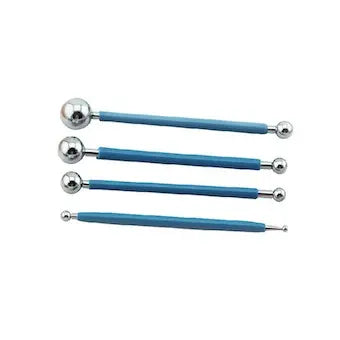 Ébauchoirs boules inox lot de 4