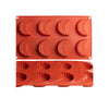Moule silicone 8 Lune à stries