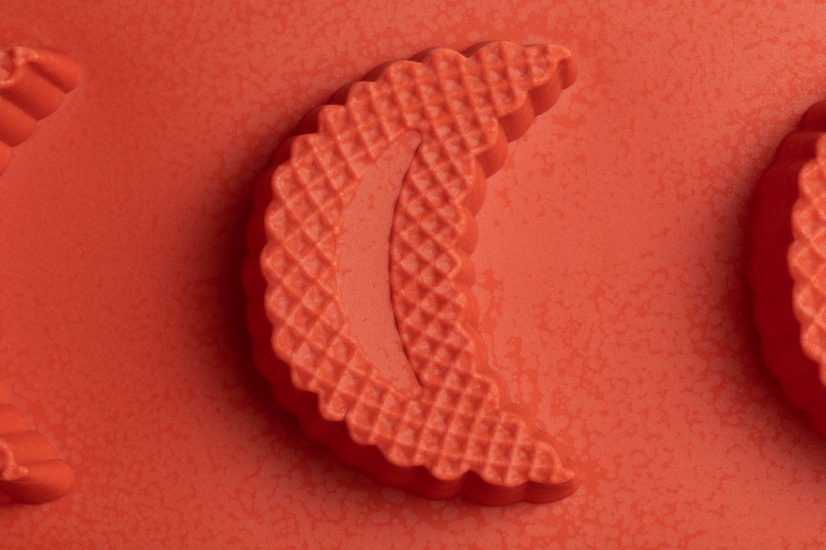 Moule silicone 8 Lune à stries