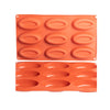 Moule silicone 9 savarin ovale long