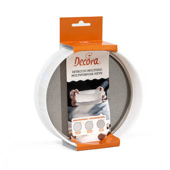 Tamis 20 cm avec 3 mailles en acier Decora