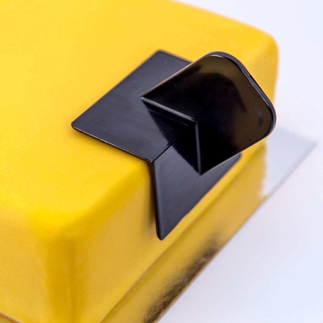 Lisseur à angle droit pour pâte à sucre Dekofee