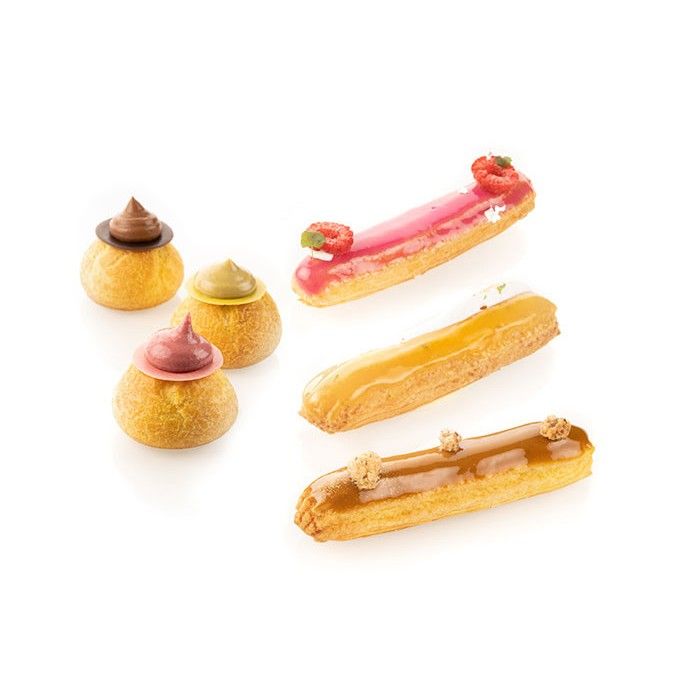 Toile de cuisson éclairs et choux Silikomart