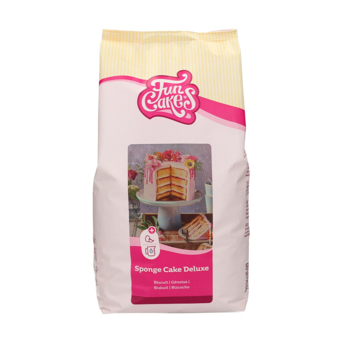 Préparation pour sponge cake génoise FunCakes