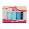 Pâte à Sucre Multipack Bleu 5x100g Funcakes