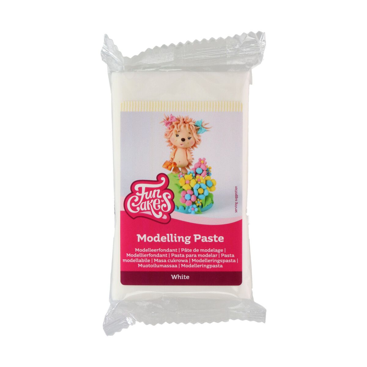 Pâte à modeler blanche 250 g FunCakes