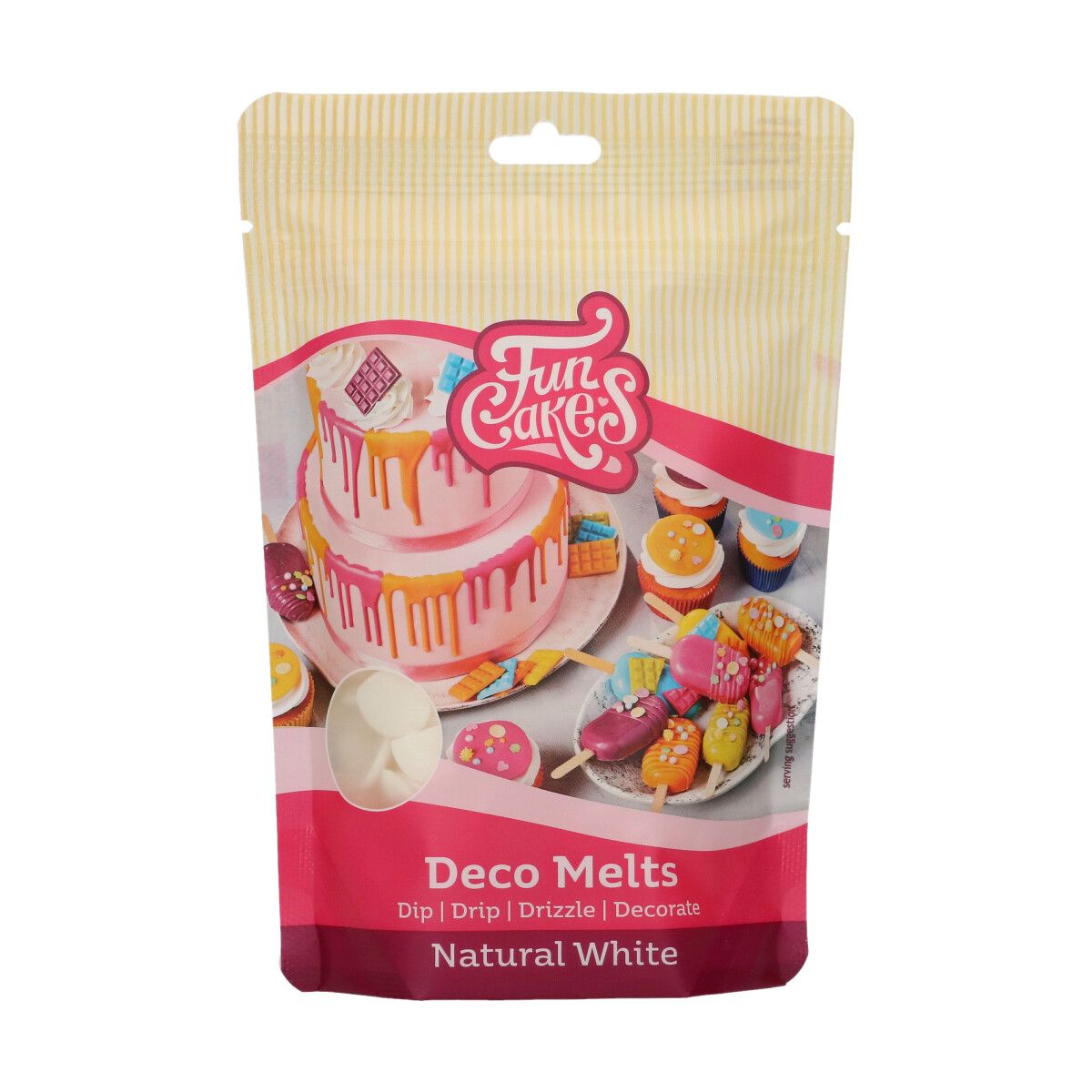 Déco Melts blanc naturel FunCakes