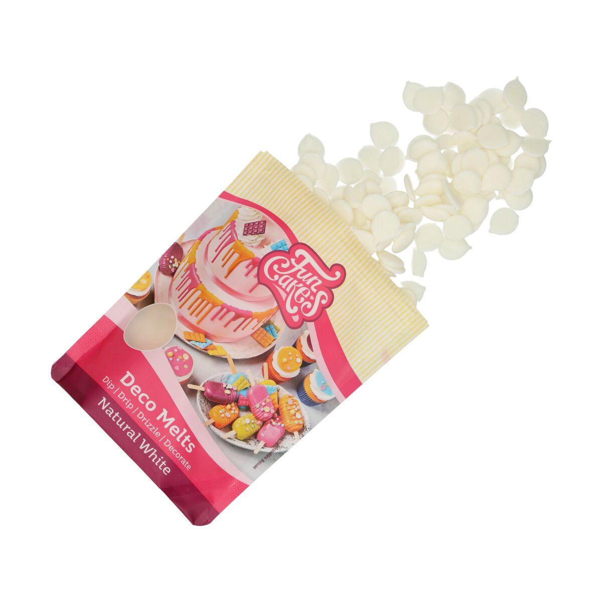 Déco Melts blanc naturel FunCakes