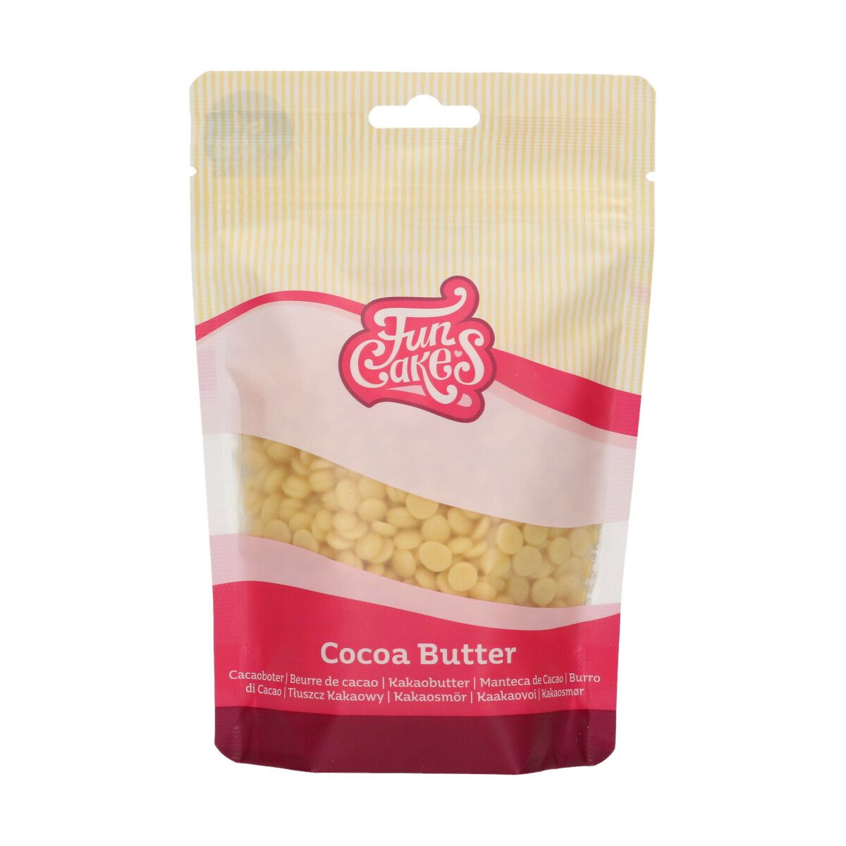 Beurre de cacao en pastilles 200 g FunCakes